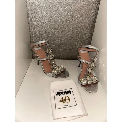 Sandalias MOSCHINO COUTURE 40 Milano Glamour Gema Adornadas Glam Up Town Tacones  Foto 1 de 4