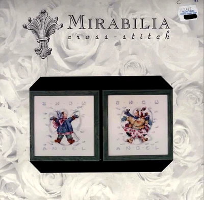 Mirabilia MD-31 GIGGLES IN THE SNOW ANGELS Nora Corbett Chart & Mill Hill beads - Image 1 of 3
