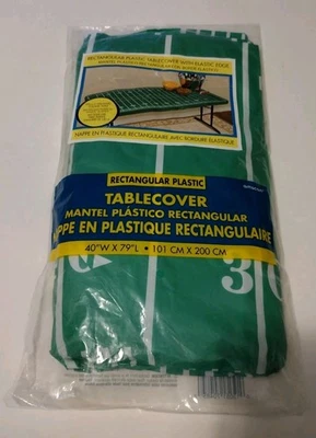 Football Field Party Fitted Elastic Table cover Tablecloth 6 foot - Image 1 of 2