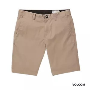 VOLCOM | Men's Frickin Modern Performance Stretch Shorts - Khaki, Size 28 - Picture 1 of 4