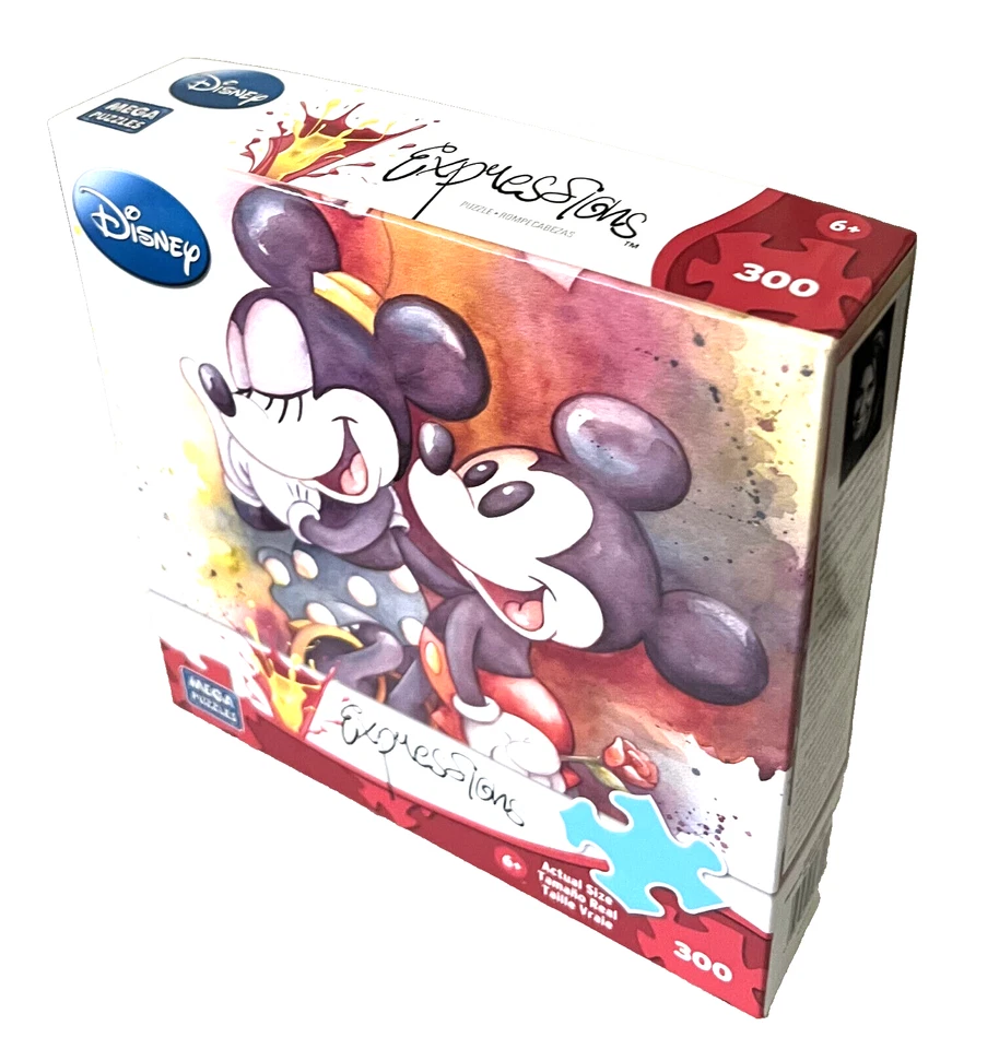 Rompecabezas Disney Expressions Mickey & Minnie "A Rose for Minnie" 300 piezas ¡Nuevo! Foto 1 de 1