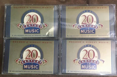 Reader's Digest The 20th Century in Music, 4 Cassette Music Tapes Sealed - Image 1 of 3
