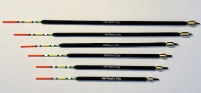 NICK GILBERT (NG FLOATS) Punta sensible NG Glow Top, cargada Insert Wagglers, de Nick Gilbert Floats