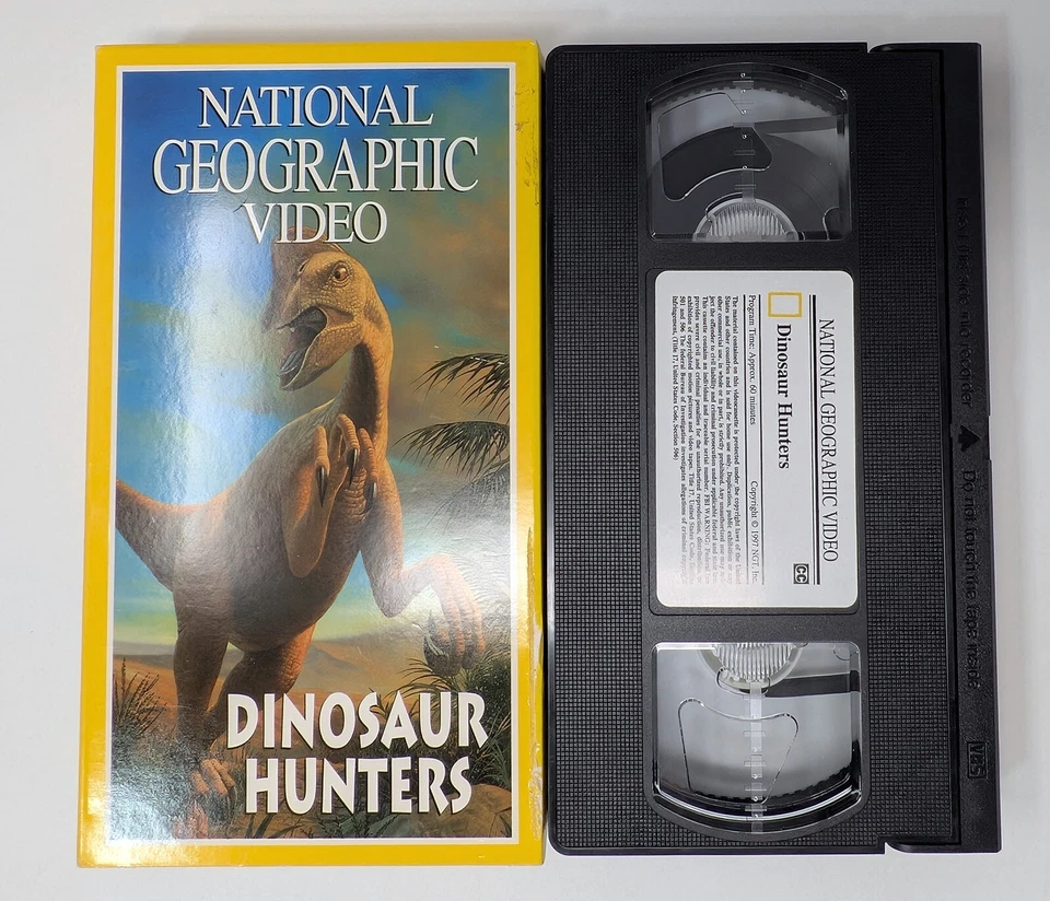 VHS: National Geographic: Dinosaur Hunters - Image 1 of 1