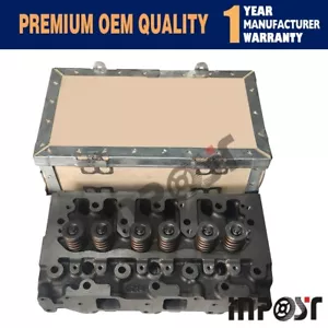 Cabeza de cilindro para Yanmar 3TNE84 3D84E-3 ajuste adecuado KOMATSU PC30R-8 PC35R-8 PC38UU - Imagen 1 de 6