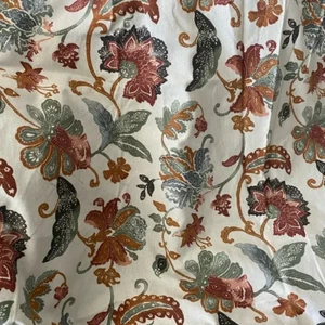 2 Ellery Designs New York 50W x 93L Pottery Barn DUPE Jacobean Floral Curtains - Picture 1 of 8