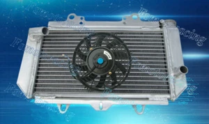 oversized Aluminum Radiator+FAN For Yamaha YFZ450 YFZ 450 2004 2005 2006 2007 04 - Foto 1 di 7