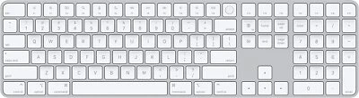 Apple Magic Keyboard 2021 with Touch ID & Num Keypad US English Silver MK2C3LL/A - Image 1 of 4