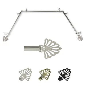Pantalla 13/16" Bahía Ventana Cortina Barra 20"- 36", 38"- 72", Elige entre 3 colores - Imagen 1 de 4