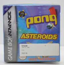 Asteroids/Pong/Yar's Revenge - Nintendo Game Boy Advance - NEW damaged Seal