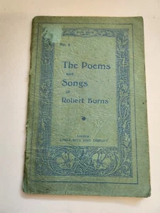 The Poems And Songs Of Robert Burns - No 8 Little Blue Book Company - Imagen 1 de 8