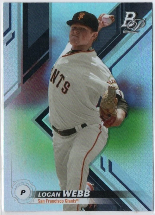 Logan Webb 2019 Bowman Platinum Top Prospect Card #TOP-30 - Image 1 of 1