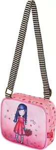 Bag Shoulder Strap Santoro London Gorjuss Sparkle & Bloom Mini - Pink - New - Picture 1 of 2