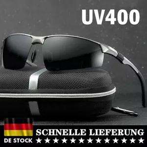 Aluminium HD Sonnenbrille Herren Polarisierte UV400 Schutz Fahren Pilotenbrille - Bild 1 von 11