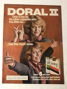 1979 Doral II Cigarettes Vintage Print Ad pa24 - Picture 1 of 3