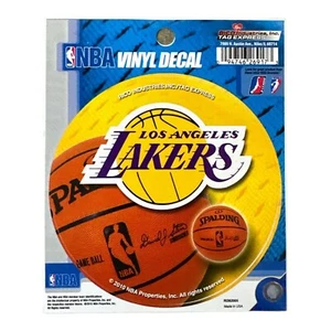 NBA Los Angeles Lakers Round Decal 4.5" - Picture 1 of 1