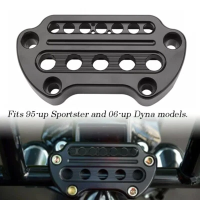 Aluminum Indicator Light Handlebar Clamp For Harley Dyna Sportster 1200 Iron 883 - Image 1 of 4