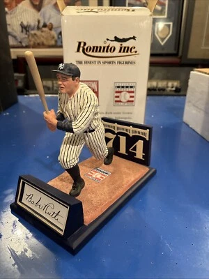 ROMITO BABE RUTH NEW YORK YANKEES SIGNED FIGURINE #240 - Image 1 of 4