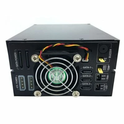 TOOLFREE 3.5 inch 3/4/5-bay SATA/SAS Hard Drive Tray Hard Disk Enclosure Box New - Image 1 of 4