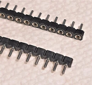 2 Pieces of Aires 40-0518-10 40-Pin Sip Socket Break-away to any length - Picture 1 of 3