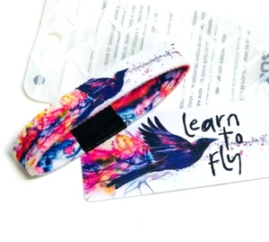 ZOX **LEARN TO FLY** Silver Single band w/Card Choose Size NIP - Picture 1 of 3