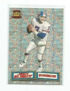 JOHN ELWAY (Denver Broncos) 1994 PACIFIC NOW APPEARING PRIZM CARD #10 - Picture 1 of 2