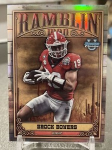 2023 Bowman Chrome University Brock Bowers Ramblin Man