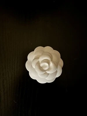 New CHANEL White Camellia Gift Packaging Flower,Great 4 Holiday Gift Accent - Image 1 of 3
