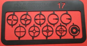 Parker Hale Matchmaker Foresight 17mm Zielvisier Element Set FUN BSA usw. - Bild 1 von 3