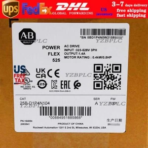2022 New Sealed AB 25B-D1P4N104 PowerFlex 525 0.4kW (0.5Hp) AC Drive USA - Picture 1 of 5
