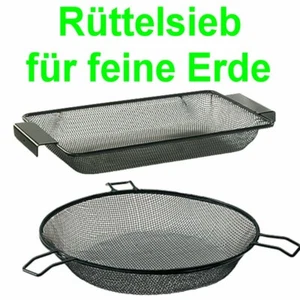 Gartensieb Sieb Erdsieb Kompostsieb Rüttelsieb Kompost Anzuchterde Handsieb Fein - Bild 1 von 13