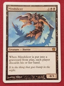 Magic The Gathering 9TH EDITION MINDSLICER black card MTG - Picture 1 of 2