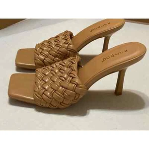 Bamboo Brand Womens Sandal Shoes Size 6 Brown - Picture 1 of 12