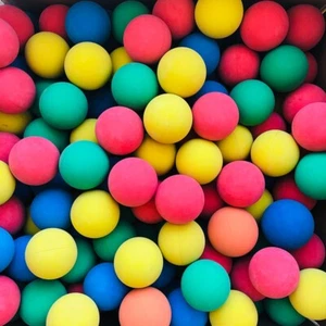 One Pcs Random Color Selling Racquetball Hollow Rubber Elastic Squash Ball - Picture 1 of 6