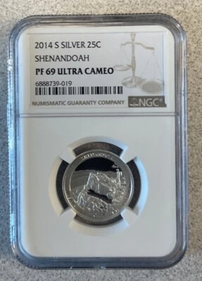 2014-S Clad Shenandoah - NGC PF69 Ultra Cameo - Image 1 of 2