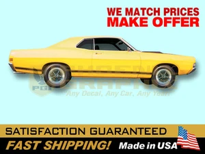compatible con, 1968 Fairlane GT Torino GT rayas inferiores reflectantes - Imagen 1 de 1