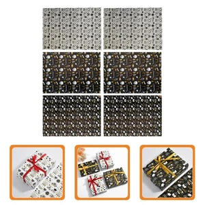 6 Sheets Graduation Season Gift Wrapping Paper Packaging Recyclable - Picture 1 of 10