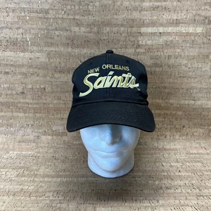 Vintage Sports Specialties New Orleans Saints Script Snapback Hat Cap The Twill - Picture 1 of 6