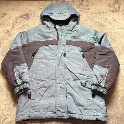 Vintage Free Country Ski Jacket Mens Small Blue Hooded Insulated Snowboard Retro - Image 1 of 4