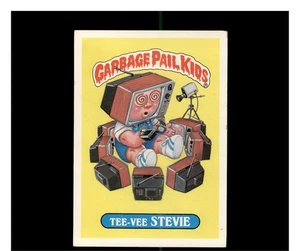 1986 TOPPS GARBAGE PAIL KIDS GIANT SERIES 1 #10 TEE-VEE STEVIE (MARKED) - Bild 1 von 2