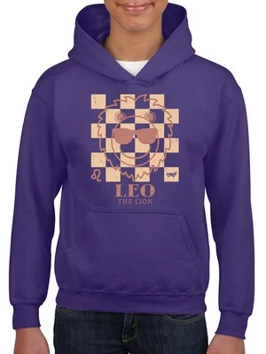 Leo El León Emoji - Zodiac Vibes Gráfico Sudadera con Capucha Juvenil Foto 1 de 4