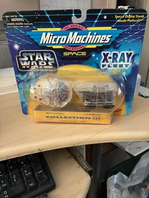 Star Wars Micro Machines X-Ray Fleet Collection III Falcon & Sandcrawler 1995 - Image 1 of 2