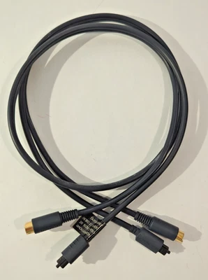 Cable compuesto de fibra óptica y S-Video de 3 pies Radio Shack cable AV Foto 1 de 2