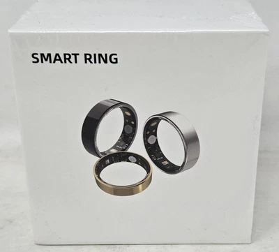 Novo Anel Inteligente Masculino Tamanho 7 Cor Prata Carregamento Móvel Android Apple Compat - Imagem 1 de 3