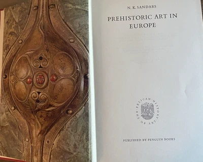 RARE VTG Book Prehistoric Art in Europe Sandars Large Illustrated Volume 1968 — 第 1/4 张图片
