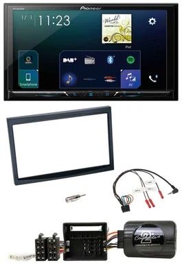 Pioneer Lenkrad Bluetooth USB 2DIN DAB Autoradio für Citroen C2 C3 Berlingo Jump - Bild 1 von 4