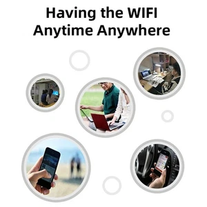 4G LTE Portable WiFi Router 3 4G Travel Friendly Mobile WiFi Hotspot For 10 NEW - Afbeelding 1 van 12