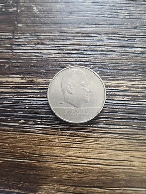 1994 20 Norway Kroner Krone KR King Harald V Norges Konge Coin - Image 1 of 2