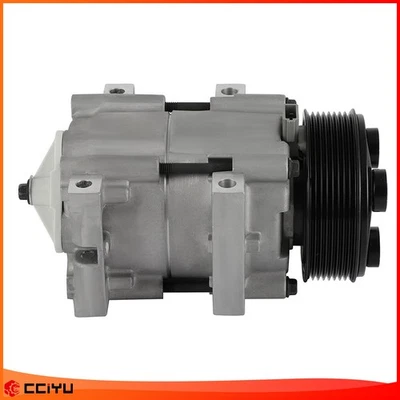 AC Compressor EG159 Fits Ford E-350 Econoline Club Wagon Super Duty E-450 - Image 1 of 4
