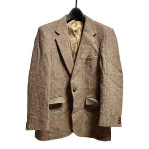 Harris Tweed 80er Vintage Tweed Blazer Herren Tailored Top Zustand - Bild 1 von 11